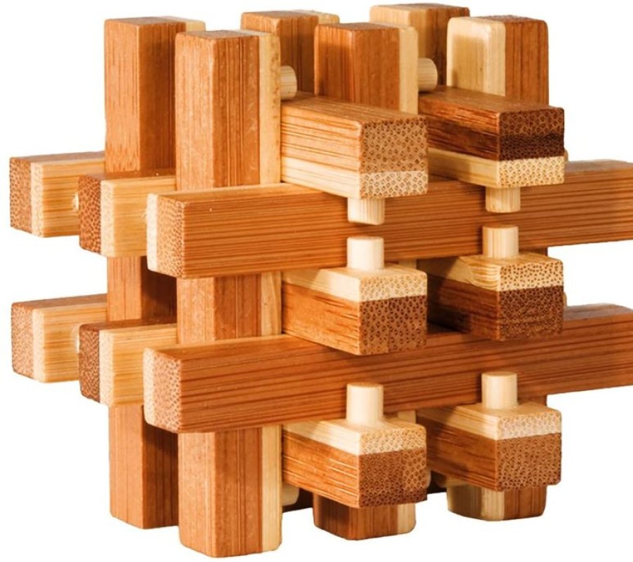 Fridolin Construccion De Rompecabezas De Bambu - Fridolin | Puzzles Y Rompecabezas