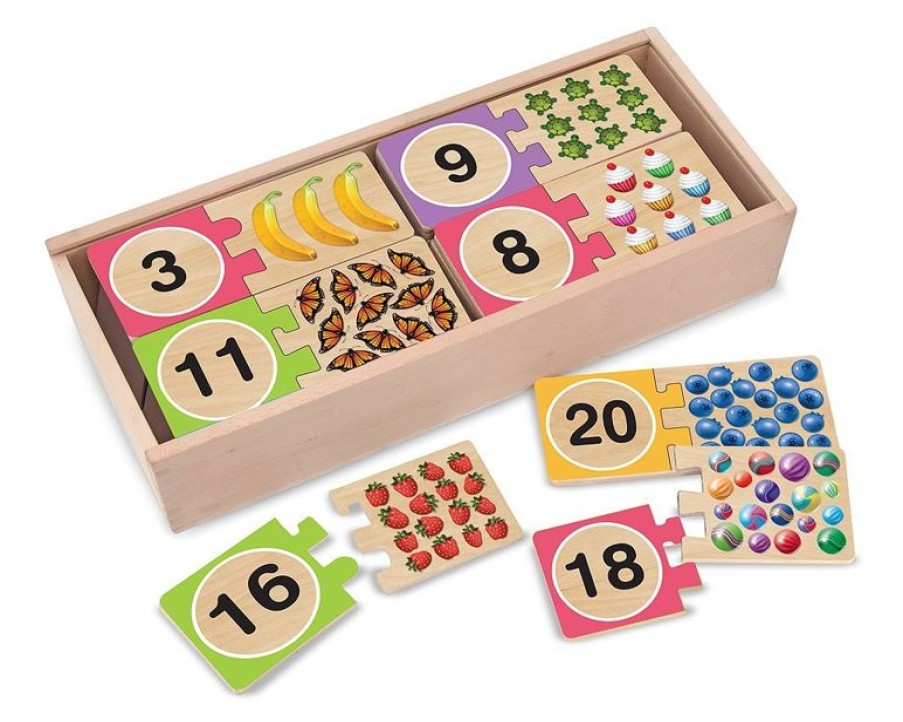 Melissa & Doug Rompecabezas De Numeros - Melissa & Doug | Aprender Divirtiendose