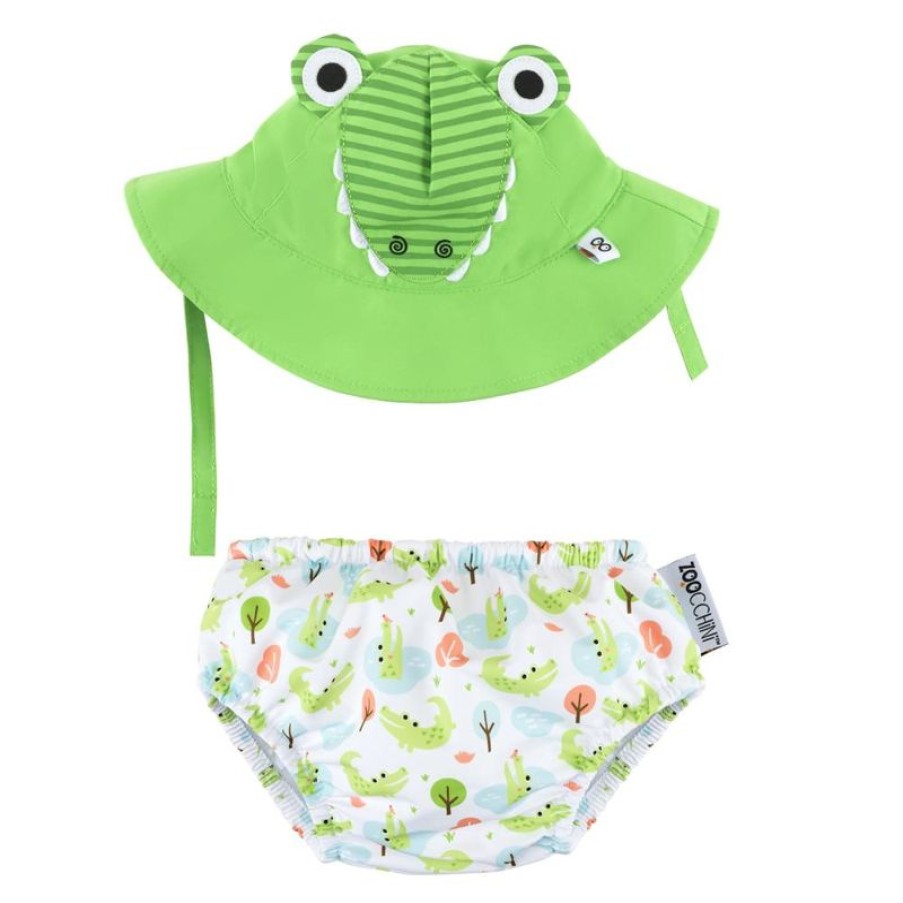 Zoocchini Camisa Y Gorro De Cocodrilo (6-12M) - Zoocchini | Barcos, Juguetes Para El Agua Y La Playa