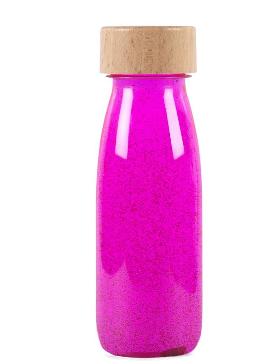 Petit Boum Bouteille Sensorielle Float Fluo Rose - Petit Boum | Juguetes Para El Aprendizaje Temprano Y La Motricidad