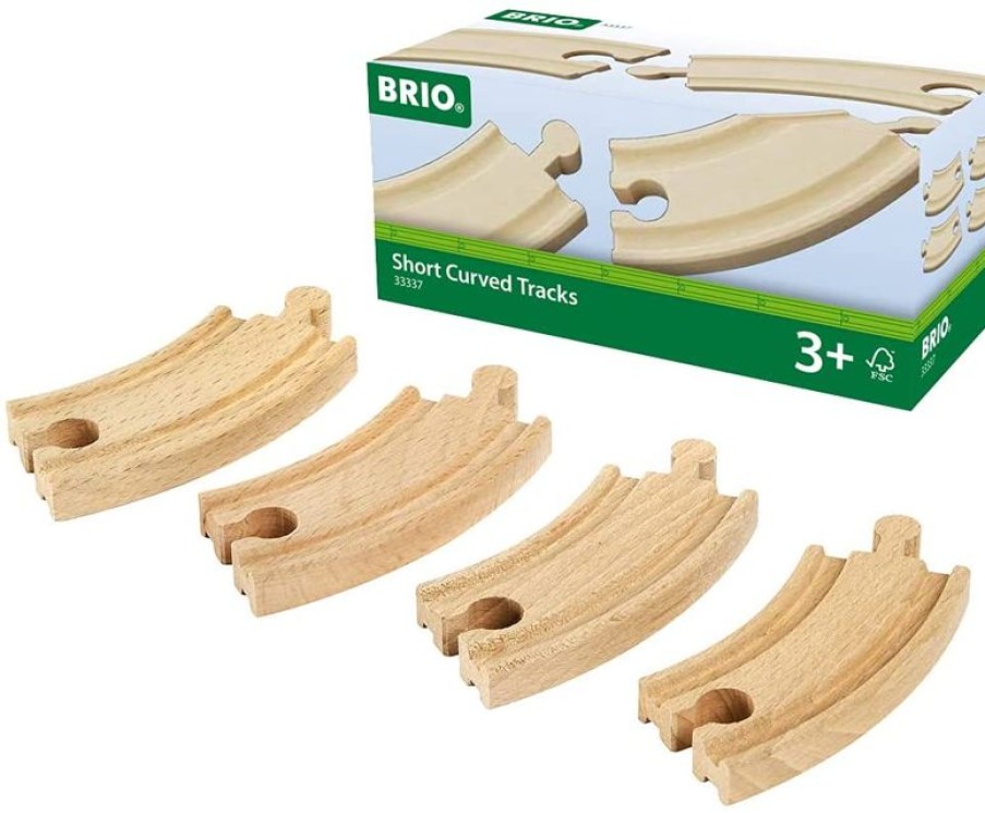 Brio Rieles Curvos Pequenos De 90 Mm - Brio | Rails Brio