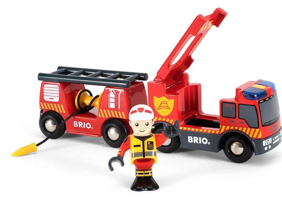 Brio Camion De Bomberos Con Sonido Y Luz - Brio | Locomotoras, Vagones Y Trenes Brio