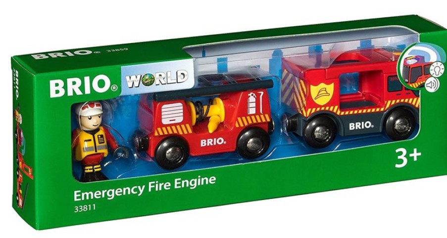 Brio Camion De Bomberos Con Sonido Y Luz - Brio | Locomotoras, Vagones Y Trenes Brio