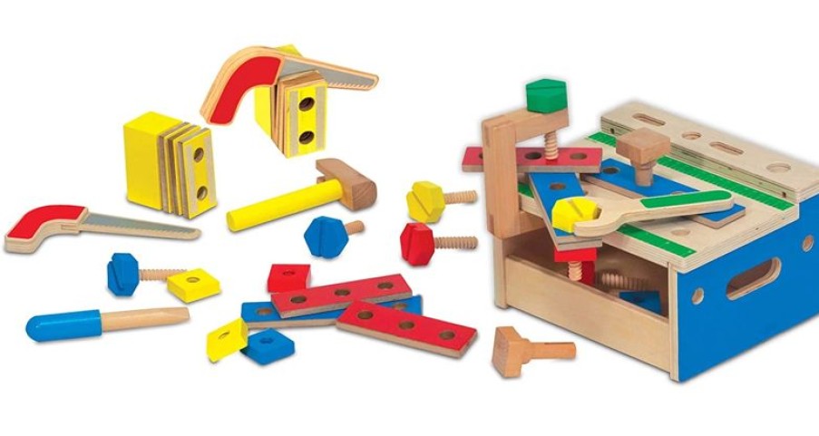 Melissa & Doug Pequeno Banco De Trabajo De Sobremesa - Melissa & Doug | Otros Juegos De Construccion