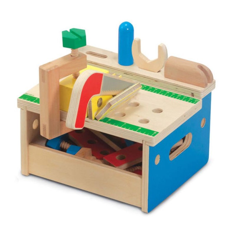 Melissa & Doug Pequeno Banco De Trabajo De Sobremesa - Melissa & Doug | Otros Juegos De Construccion