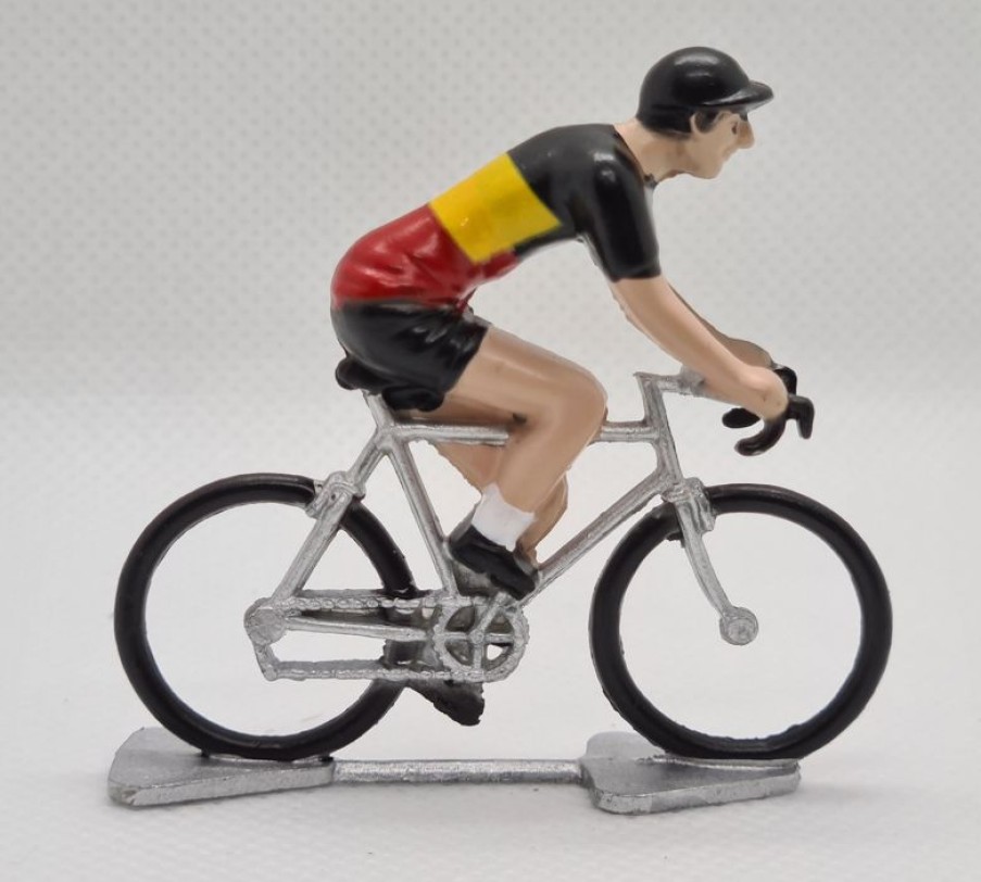 Fonderie Roger Figura Del Ciclismo R Maillot De Campeon De Belgica - Fonderie Roger | Ciclistas En Miniatura