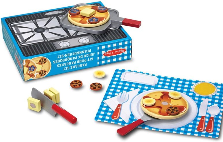 Melissa & Doug Kit De Panqueques De Madera - Melissa & Doug | La Cocina, El Tendero...