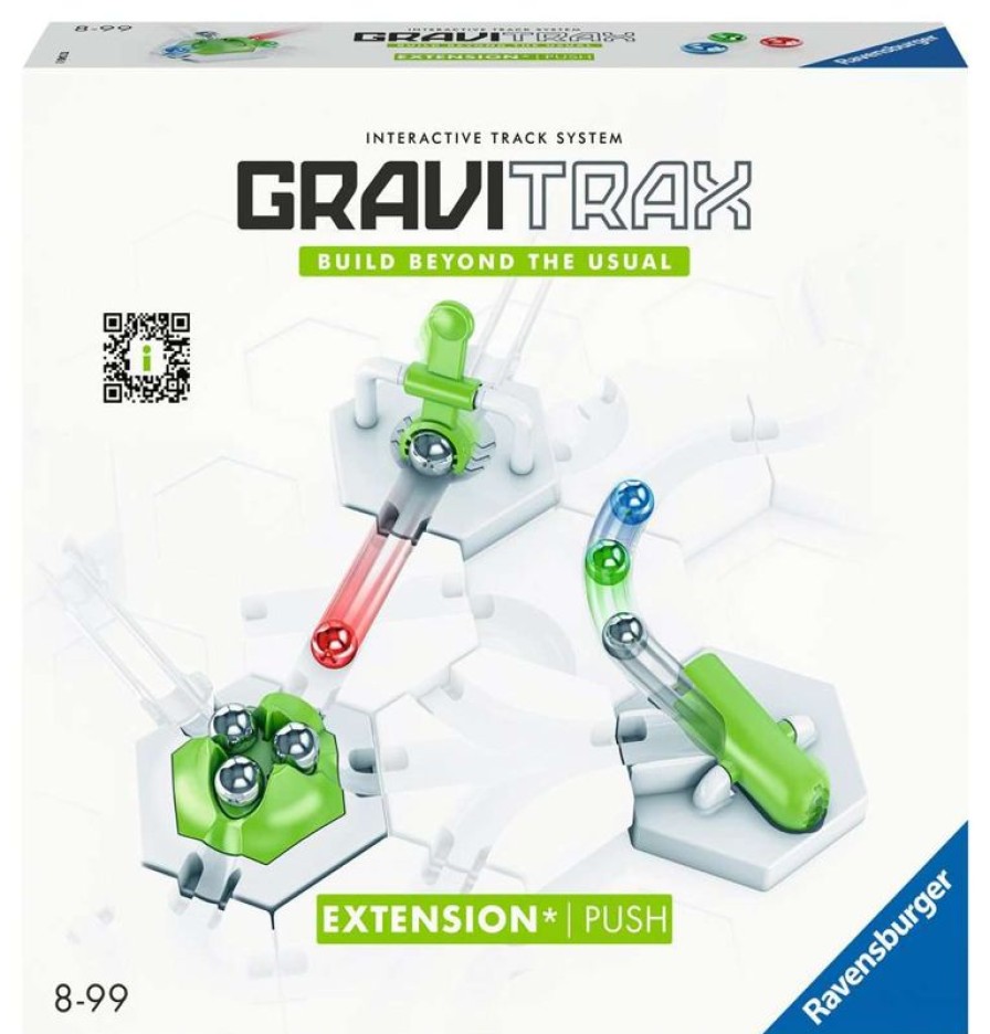 Ravensburger Gravitrax - Extension Push 2 - Ravensburger | Circuitos Y Toboganes De Bolas