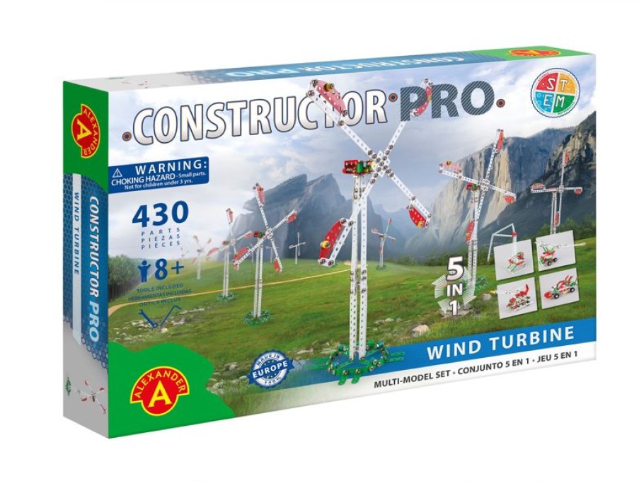 Alexander Toys Constructor Pro - Wind Turbine 5 En 1 - Alexander Toys | Constructor