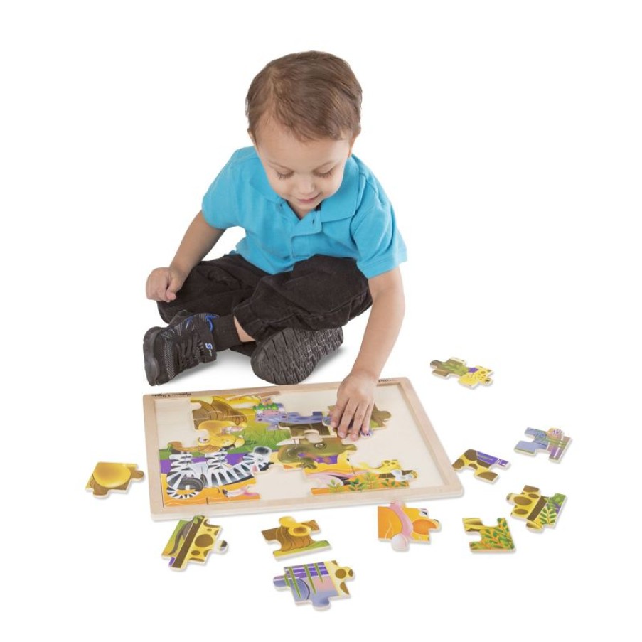 Melissa & Doug Puzzle De Las Llanuras Africanas - Melissa & Doug | Puzzles De 20 A 48 Piezas