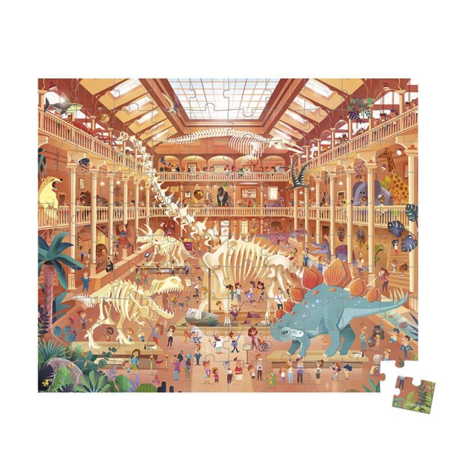 Janod Puzle Del Museo De Historia Natural 100 Piezas - Janod | Puzzles De 100 A 200 Piezas