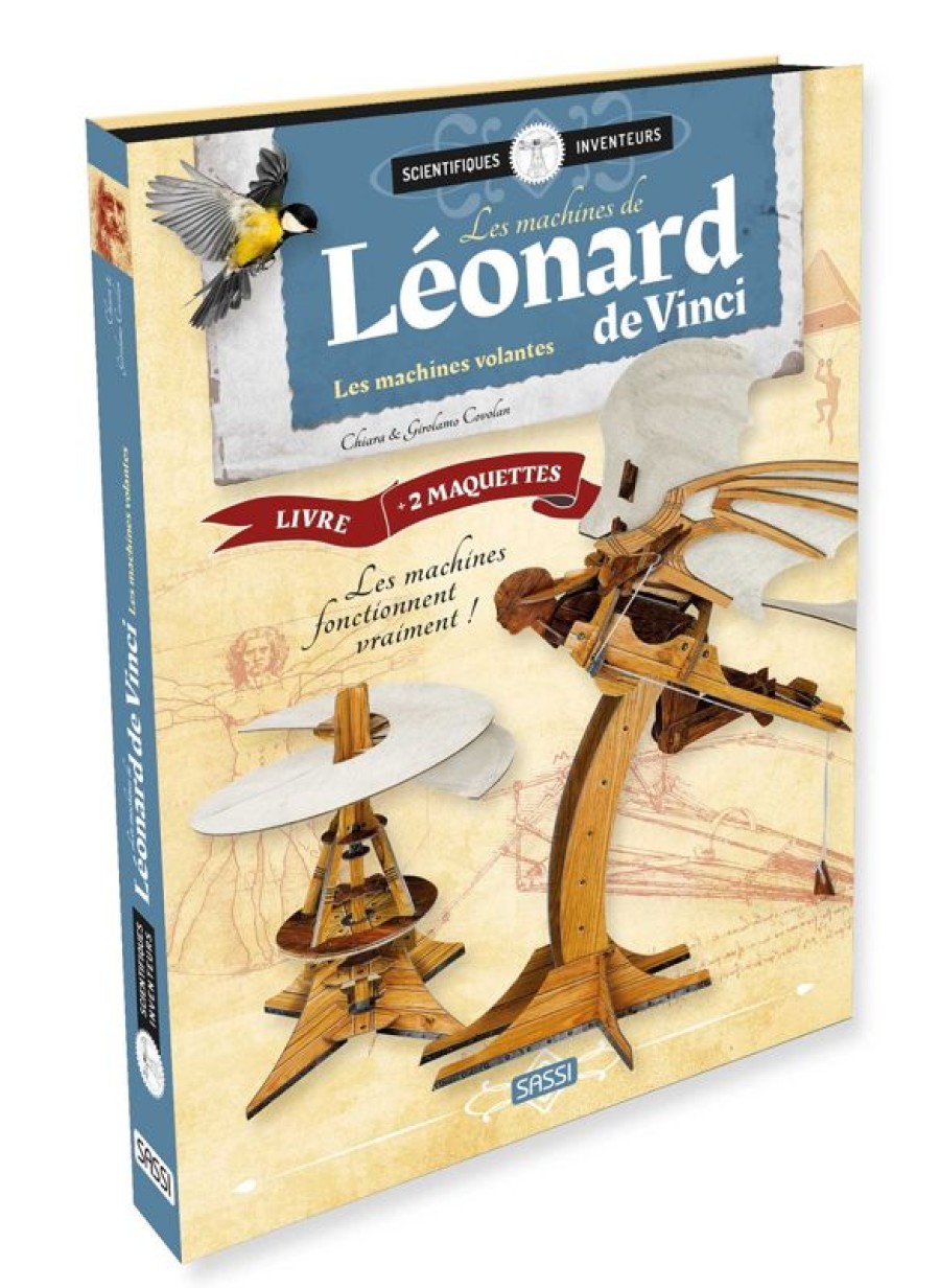 Sassi Junior Las Maquinas Volantes De Leonard De Vinci - Sassi Junior | Libros