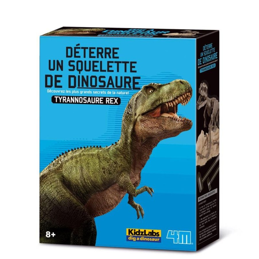 4M Cava Un Esqueleto De Dinosaurio T-Rex - 4M | Descubrimiento De La Ciencia