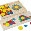 Melissa & Doug Bloques Y Tableros Con Motivos De Aprendizaje - Melissa & Doug | Juegos De Puzzle, Estrategia Y Logica