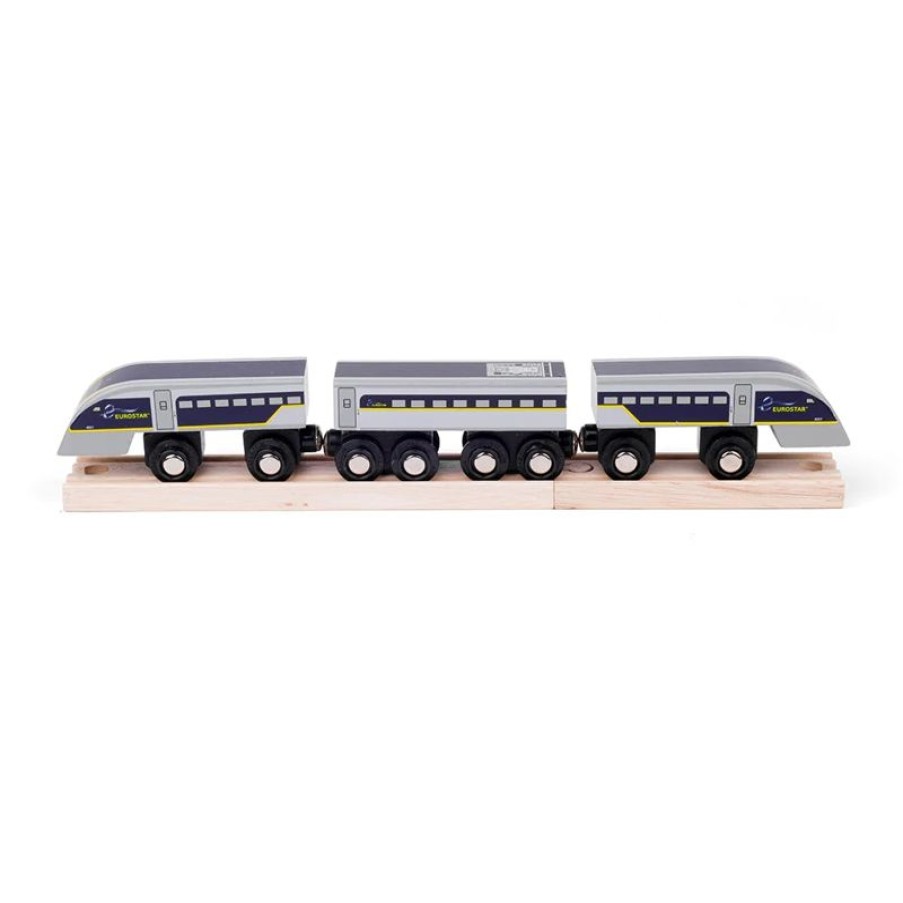 Bigjigs Toys Tren Eurostar E320 - Bigjigs Toys | Locomotoras, Vagones Y Trenes Brio