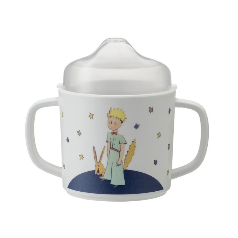 Petit Jour Taza Dos Asas Con Pico Extraible El Principito Blanco - Petit Jour | Una Mesa