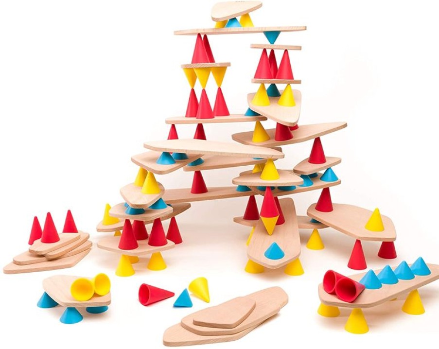 Oppi Piks - Kit De Educacion 128 Piezas - Oppi | Juegos De Equilibrio Y Motricidad