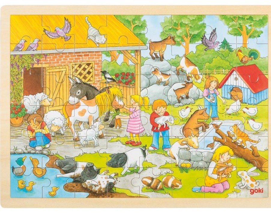 Goki Puzzle De La Minigranja - Goki | Puzzles De 20 A 48 Piezas