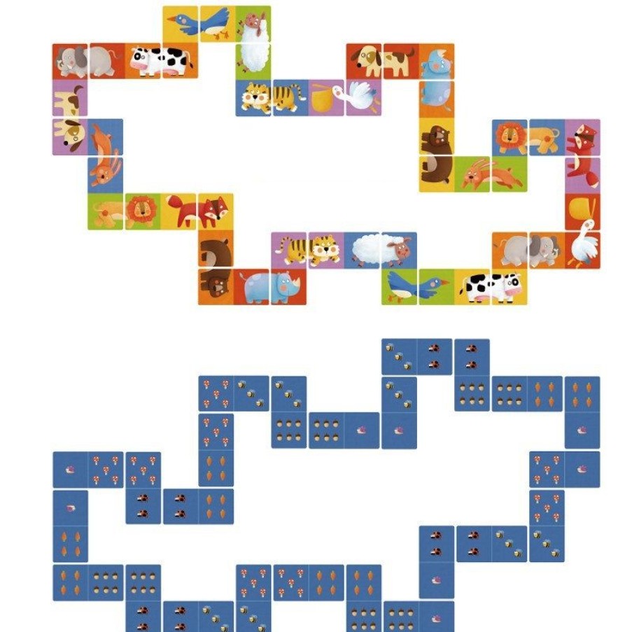 Mideer Domino De Animales Reversible - Mideer | Dominos, Loto Et Memory