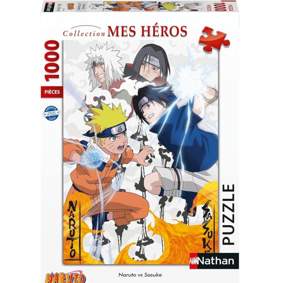 Nathan Puzzle Naruto Vs Sasuke 1000 Piezas - Nathan | Puzzles De 250 Piezas Y Mas