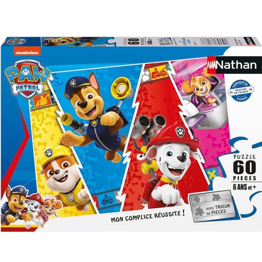 Nathan Puzzle La Colorida Paw Patrol 60 Piezas - Nathan | Puzzles De 50 A 80 Piezas