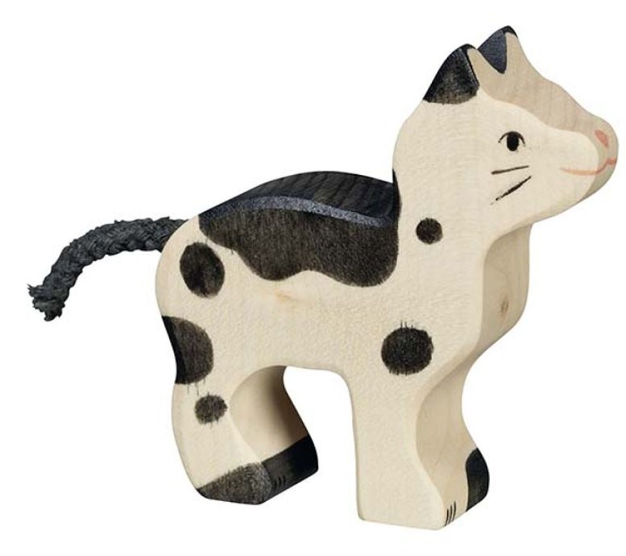 Holztiger Figura De Gato, Pequena - Holztiger | Perros Y Gatos