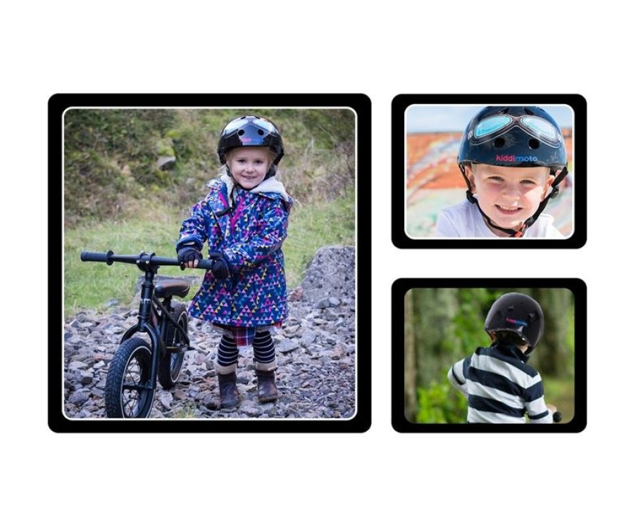 Kiddimoto Gafa Casque Negra Media - Kiddimoto | Cascos Y Guantes