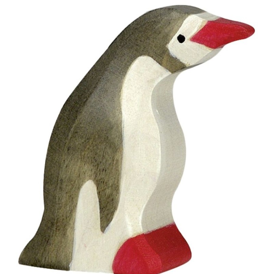 Holztiger Figura De Pinguino - Pequena - Holztiger | Animales Marinos