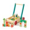 Tender Leaf Toys Carro De Paseo Con Bloques De Colores - Tender Leaf Toys | Bloques De Construccion