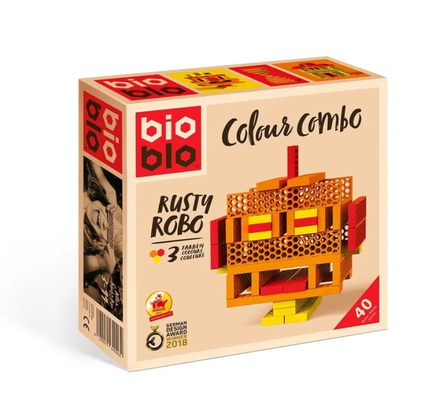 Bioblo Bioblo Rusty Robo 40 Piezas - Bioblo | Tablas De Madera