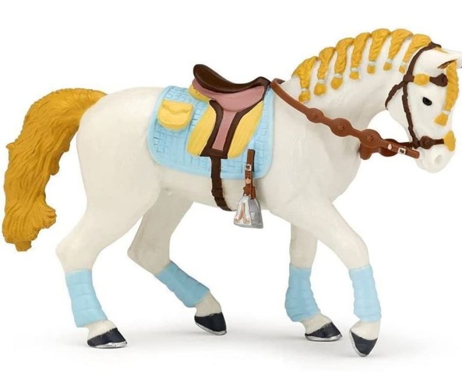 Papo Figura Caballo Jinete De Moda Azul - Papo | Caballos