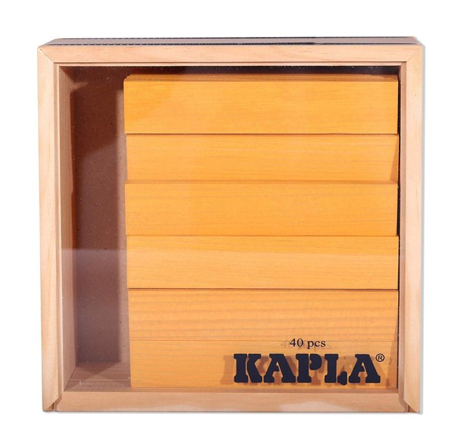 Kapla Cuadrado 40 Amarillo - Kapla | Tablas De Madera