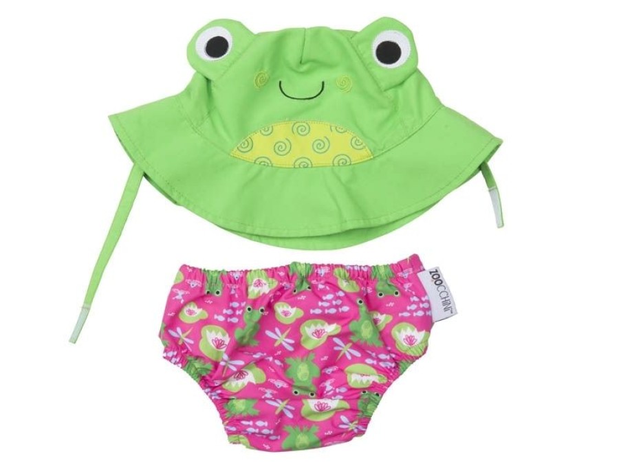 Zoocchini Maillot Y Gorra De Rana (12-24M) - Zoocchini | Barcos, Juguetes Para El Agua Y La Playa