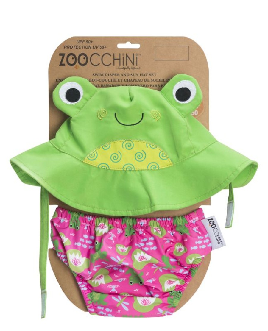 Zoocchini Maillot Y Gorra De Rana (12-24M) - Zoocchini | Barcos, Juguetes Para El Agua Y La Playa