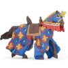 Papo Figura Caballo Flor De Lis Azul - Papo | Caballeros