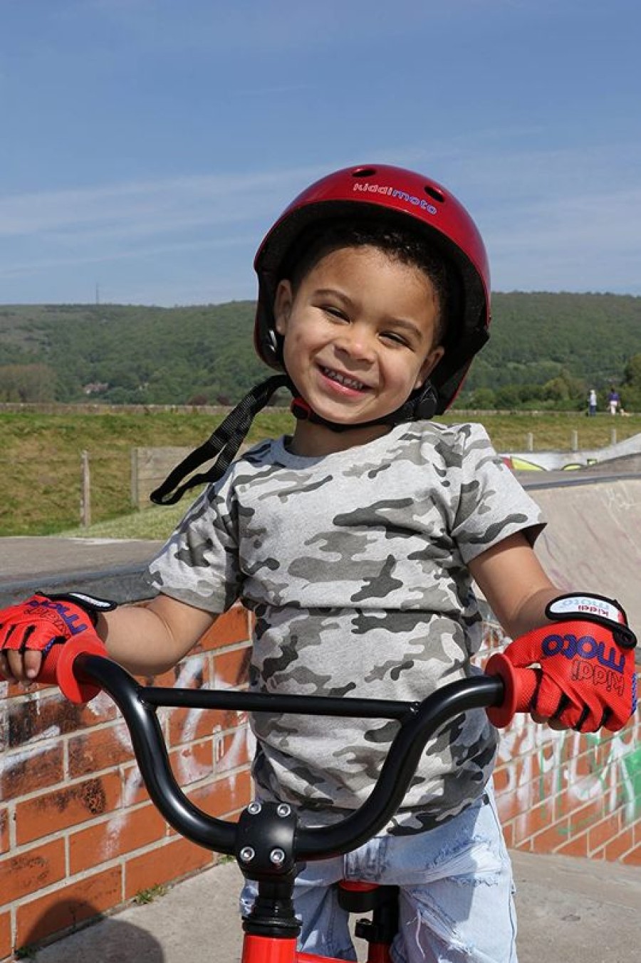 Kiddimoto Gants Red Small - Kiddimoto | Cascos Y Guantes