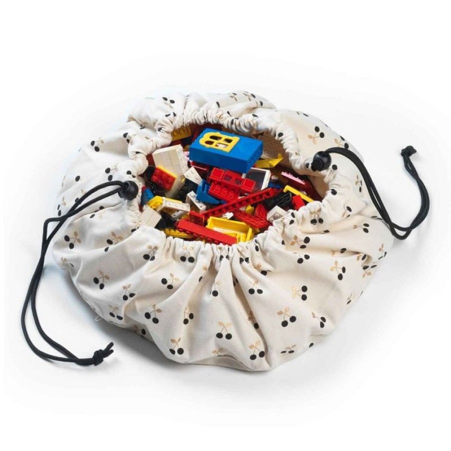 Play and Go Mini Bolsa De Almacenamiento - Cerises - Play And Go | Cajas De Juguetes Y Muebles De Almacenamiento