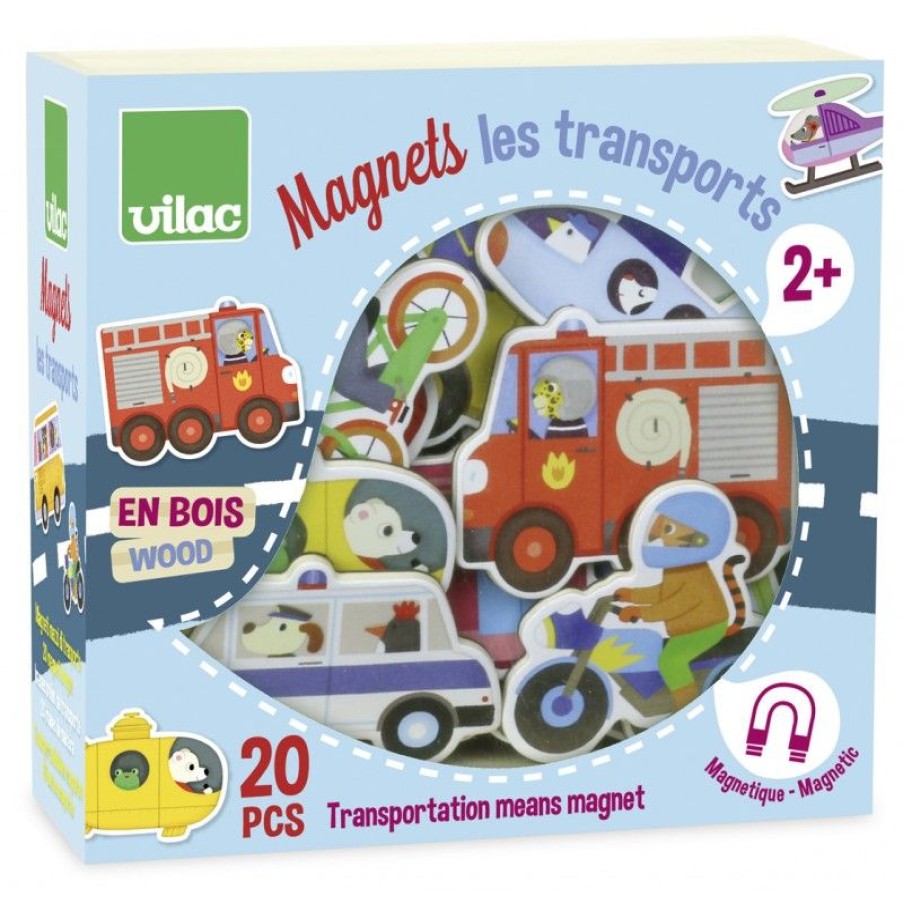 Vilac Transportes Magneticos - Vilac | Imanes, Libros Magneticos Y Juegos Magneticos