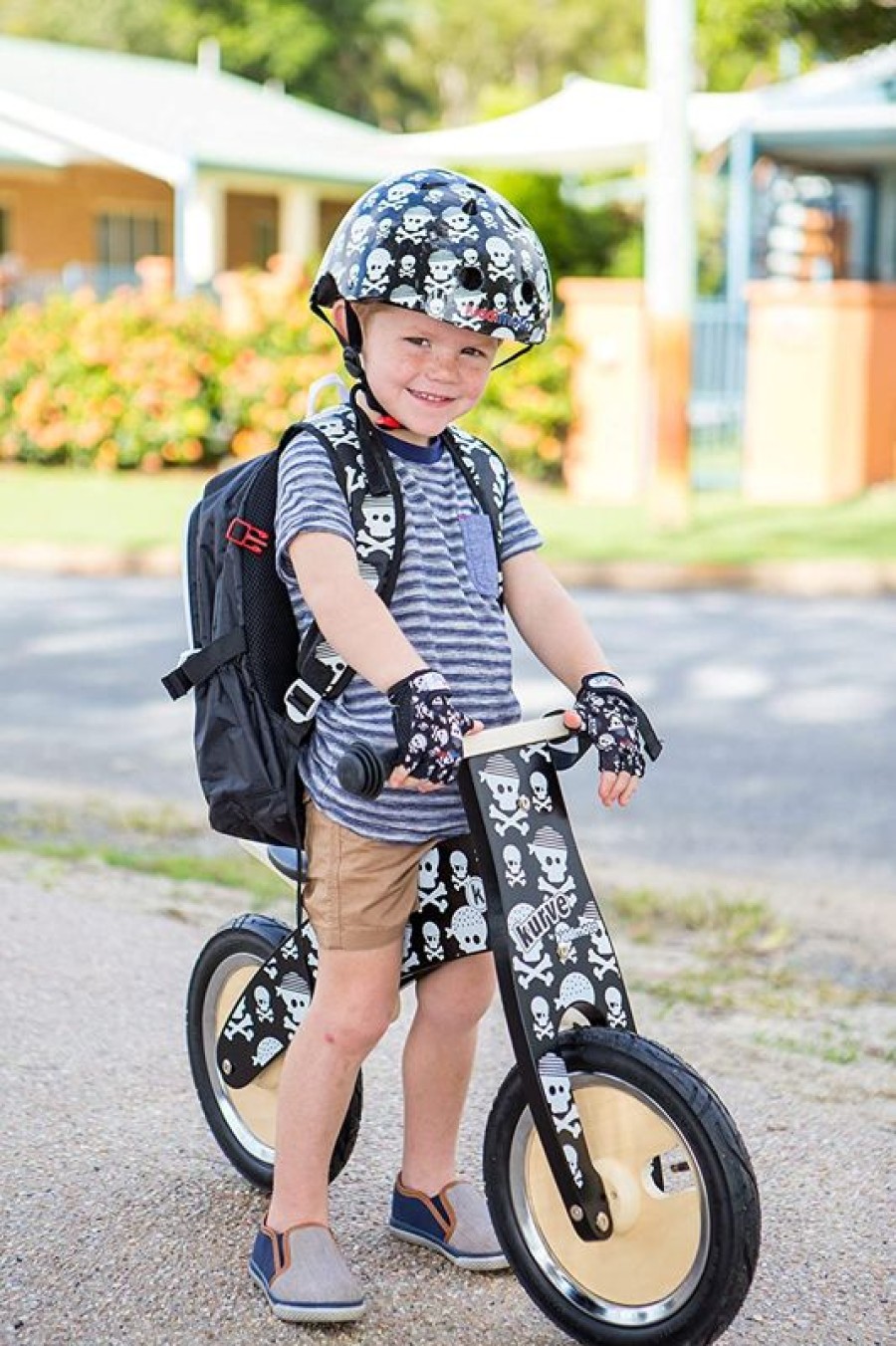 Kiddimoto Gants Skullz Small - Kiddimoto | Cascos Y Guantes