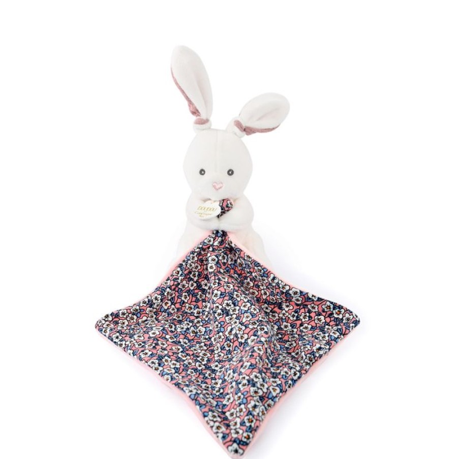 Doudou et Compagnie Peluche De Conejo Con Panuelo Rosa - Doudou Et Compagnie | Doudous