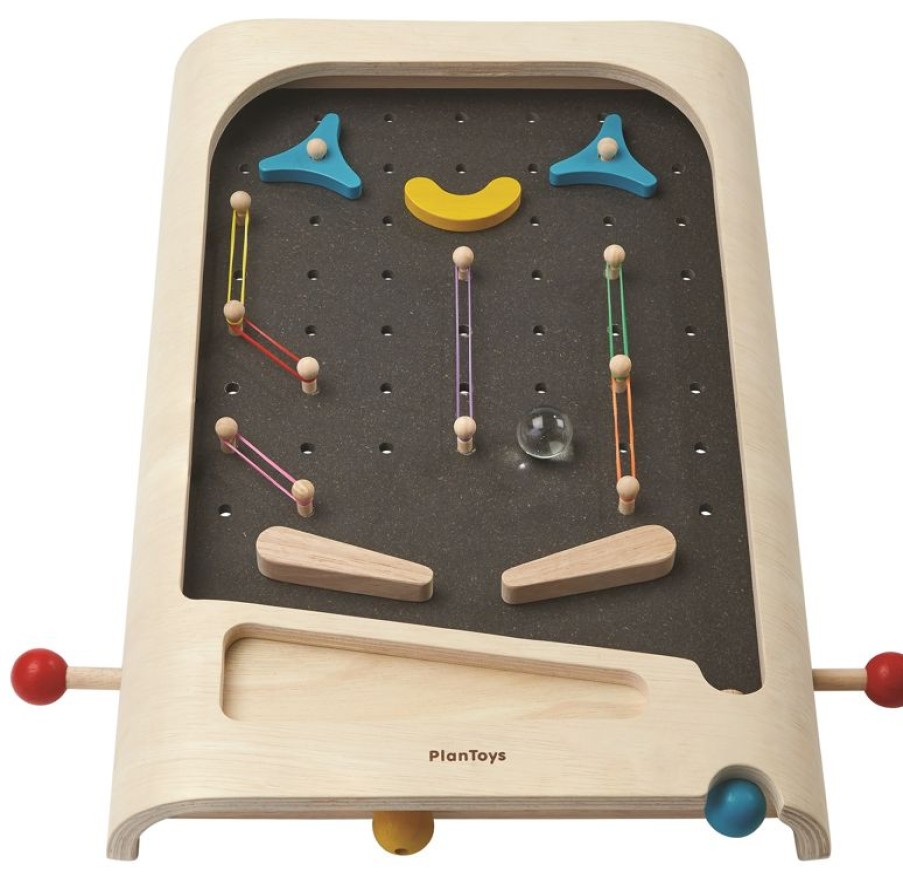 Plan Toys Mi Primera Maquina De Pinball - Plan Toys | Juegos De Habilidad