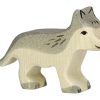 Holztiger Pequena Figura De Lobo - Holztiger | Animales Salvajes