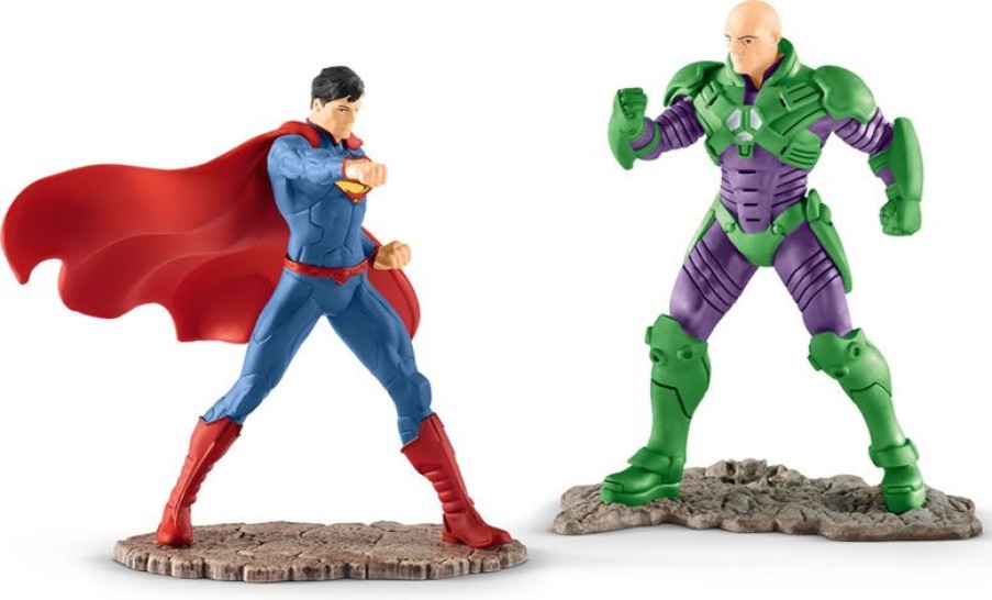 Schleich Pack De Escenarios Superman Vs Lex Luthor - Schleich | Heroes De Comic Y Dibujos Animados