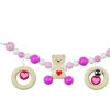 Heimess Cadena Para Cochecito De Oso De Peluche Rosa - Heimess | Accesorios Para Cochecitos