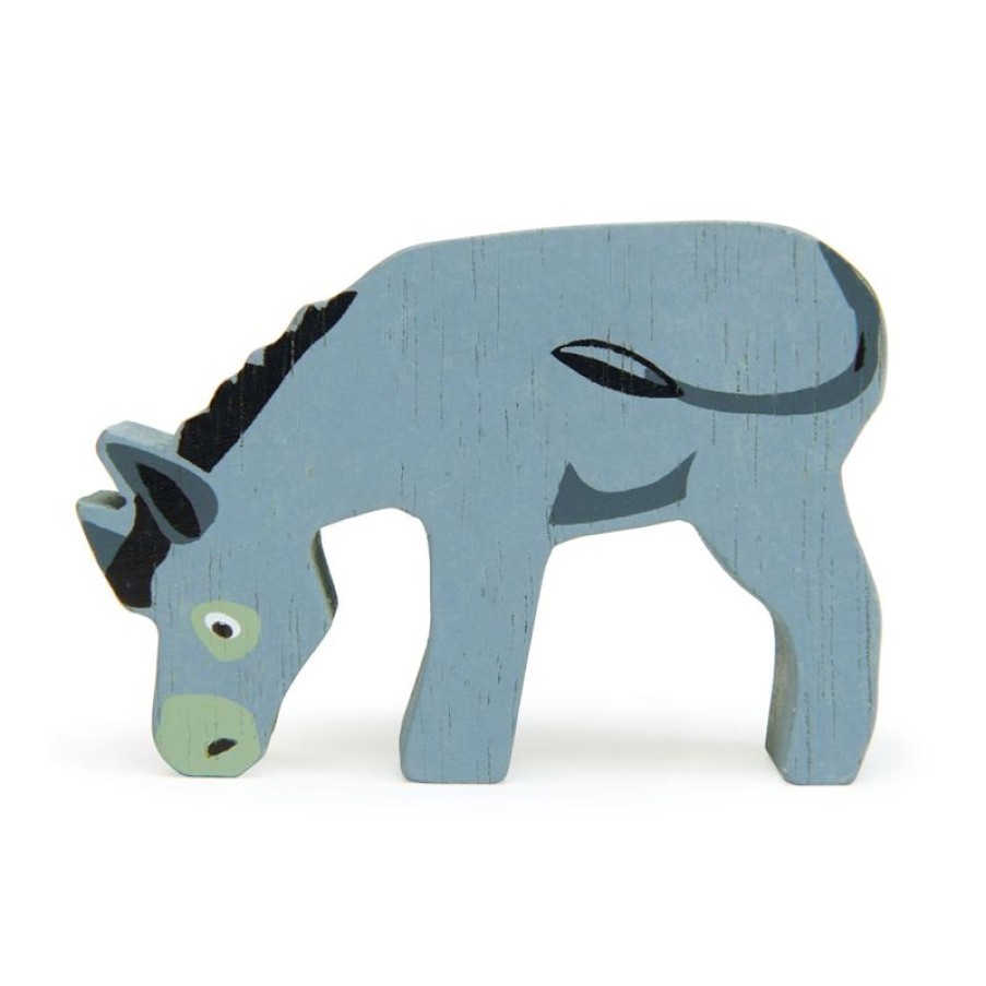 Tender Leaf Toys Burro De Madera - Tender Leaf Toys | Animales De Granja