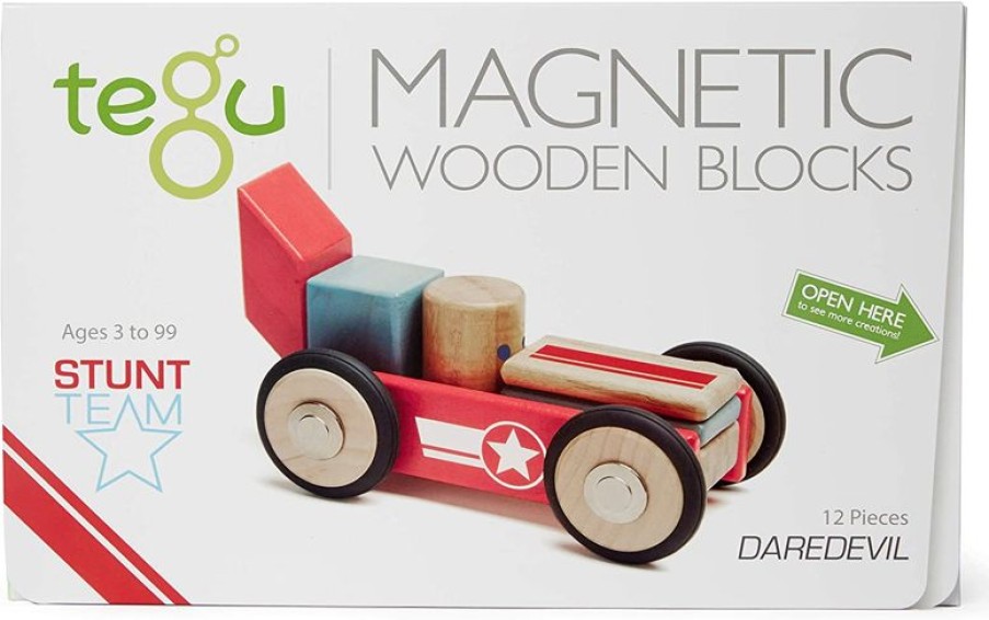 Tegu Coche Magnetico Dardevil - Tegu | Imanes, Libros Magneticos Y Juegos Magneticos