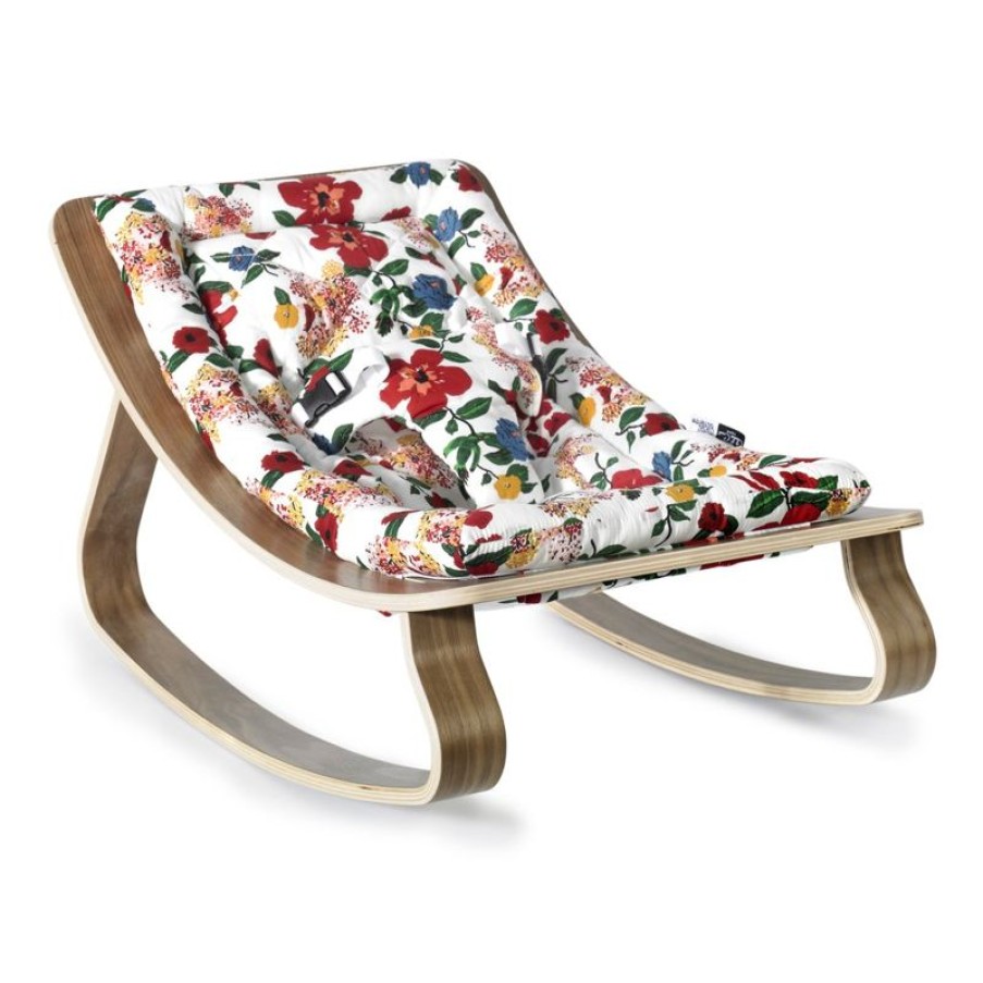 Charlie Crane Silla De Bebe Levo En Nogal - Hibiscus - Charlie Crane | Mobiliario De Guarderia