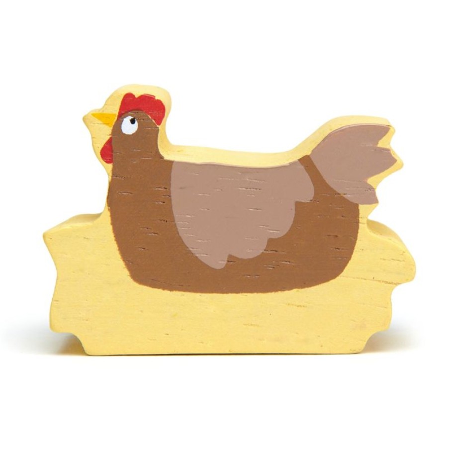 Tender Leaf Toys Pollo De Madera - Tender Leaf Toys | Animales De Granja