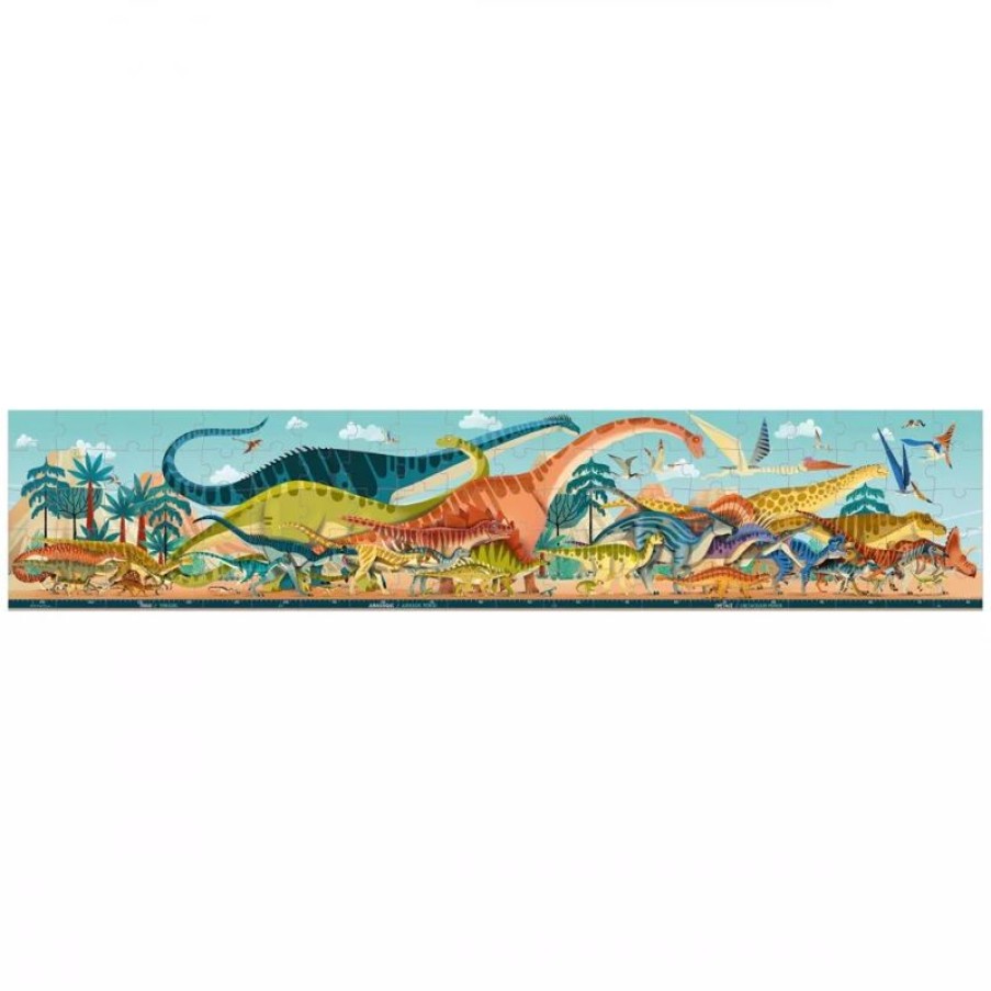 Janod Puzle Panoramico Dino 100 Piezas - Janod | Puzzles De 100 A 200 Piezas