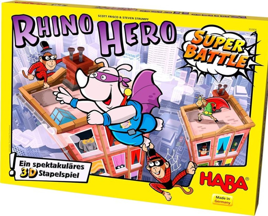 Haba Rhino Hero - Super Battle - Haba | Juegos De Habilidad